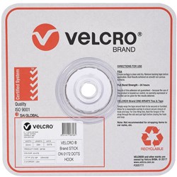 Velcro Spots Loop 22mm White 900 Spots_2